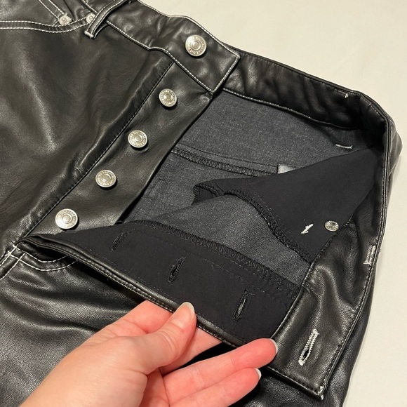 Free People We The Free The It Factor Vegan Leather Pants - Picture 13 of 15